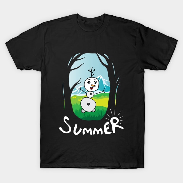 Summer T-Shirt by martinussumbaji